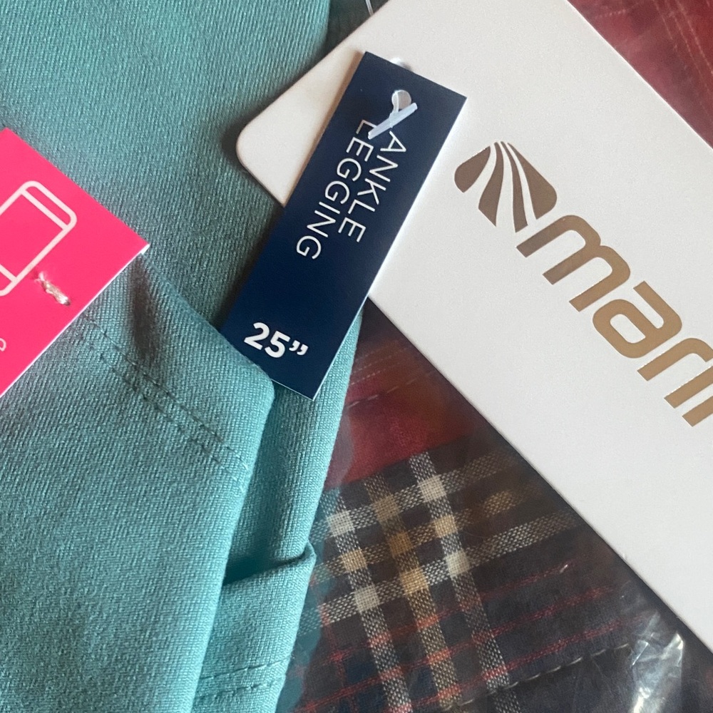 Marika Teal Athletic Leggings med - Picture 3 of 10